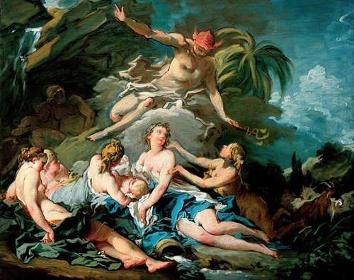Mercury Entrusting the Infant Bacchus to the Nymphs of Nysa (1734)