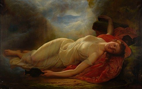 Psyché évanouie (1870) — Gustave Housez