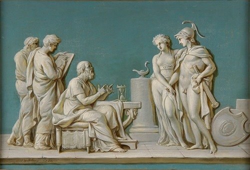 Socrate instruisant la jeunesse (1784)