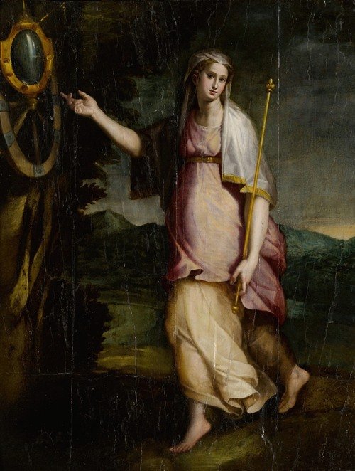 Allegorical Figure, Probably Prudence