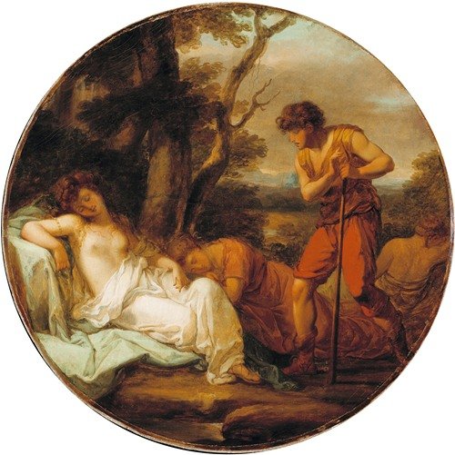 Cymon and Iphigenia (circa 1780) — Angelica Kauffmann