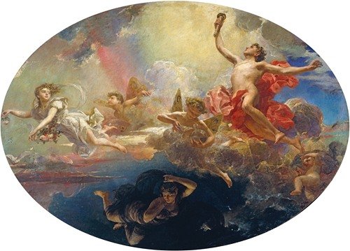 The Triumph of Day over Night Preceded by Dawn (1882)