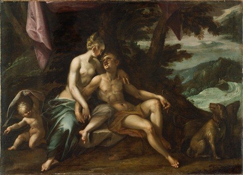 Venus and Adonis (circa 1574-1588)