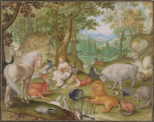 Orpheus charming the animals (1613)