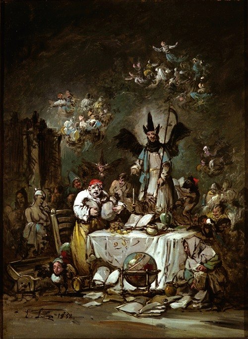 Allegorical caprice. The Avarice (1852)