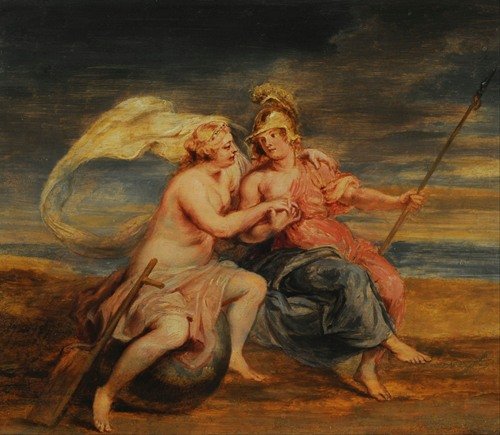 Alegoría de la Fortuna y la Virtud (17th century)
