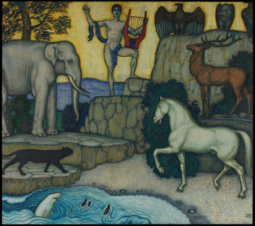 Orpheus and the Animals (around 1924) — Franz von Stuck