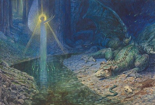 An allegory of power (1918) — Georg Janny
