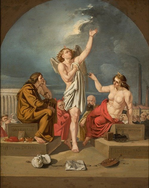 Symbolic scene – Tutto per Machina. Tutto per Denari