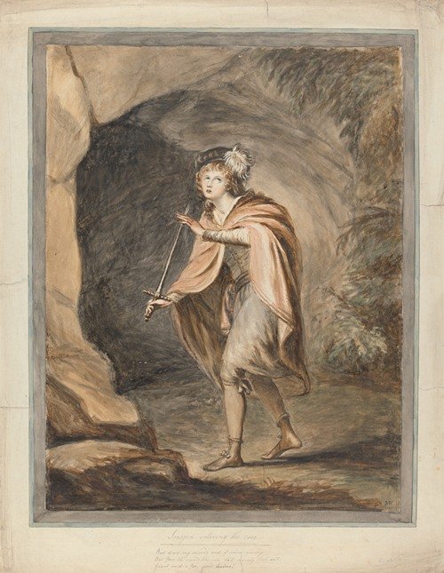 Imogen Entering the Cave, ‘Cymbeline’, Act III, Scene VI (1781)