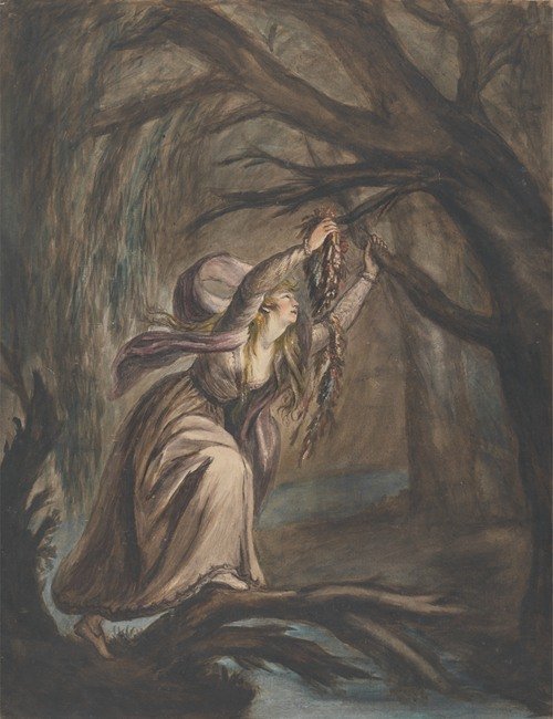 Ophelia’s Death (ca. 1781) — Mary Hoare