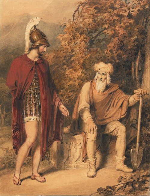 Alcibiades and Timon (ca. 1805)