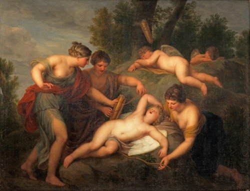 The disarming of Cupid (between 1754 and 1822)