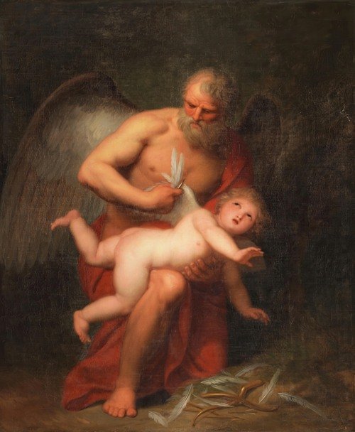 Time clipping Cupid’s wings (between 1754 and 1822)