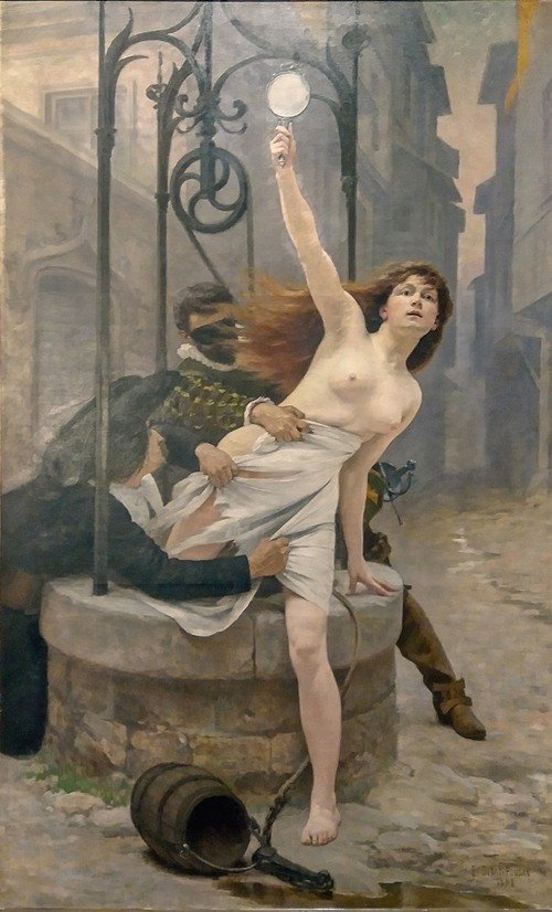 Truth coming out of the Well (1898)