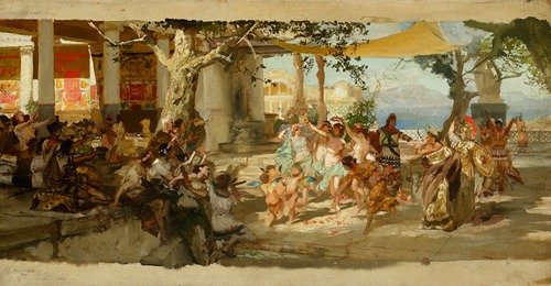 Sketch for “Judgement of Paris” (around 1892)