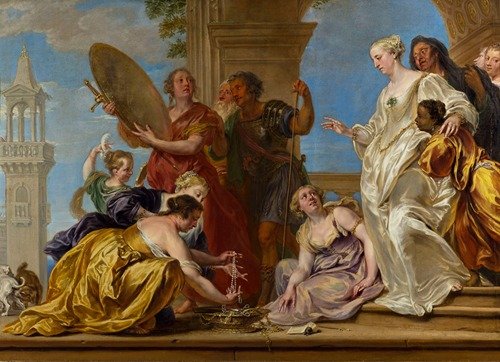 Achilles among the Daughters of Lycomedes (Ovid, Metamorphoses, XIII, 162–170, Publius Papinius Statius (ca. 45–96))