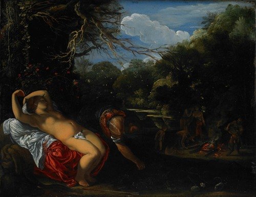 Apollo and Coronis (circa 1606-1608)