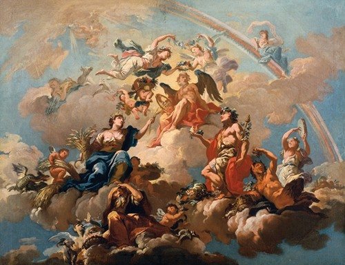 The Four Seasons favouring Chronos (1737)