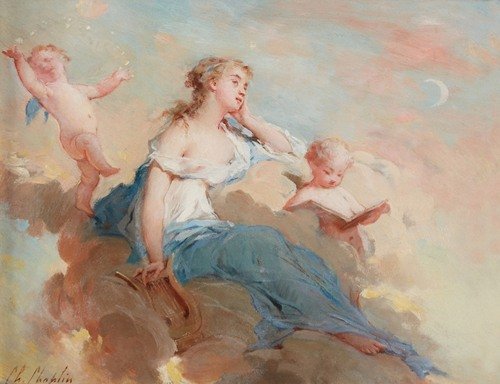 Allegory of Poetry — Charles Chaplin