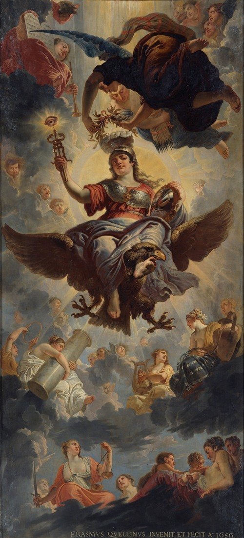Ceiling of the Council Chamber (1656)