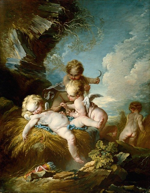 The Cherub Harvesters — François Boucher