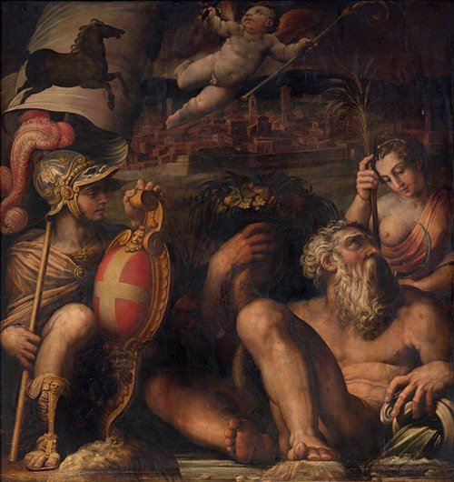 Allegory of Arezzo (1563 - 1565) — Giorgio Vasari