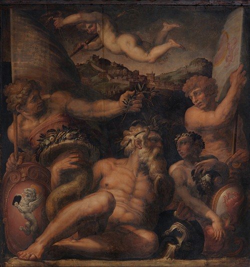 Allegory of Cortona and Montepulciano (1563 – 1565)