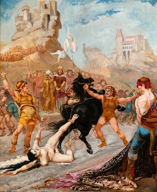 Brunehilde’s death (1885)