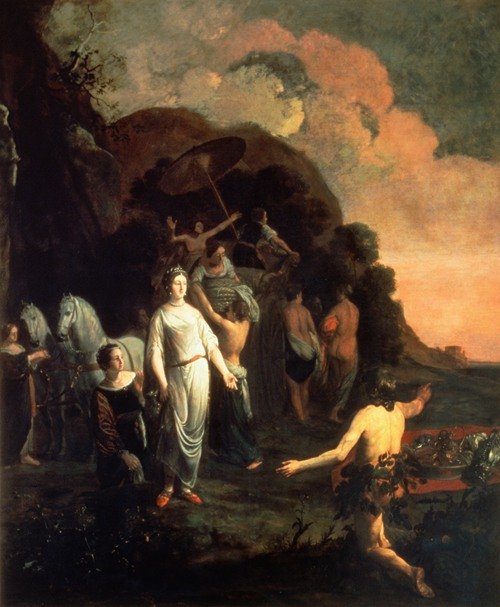 Odysseus and Nausicaa (1657)