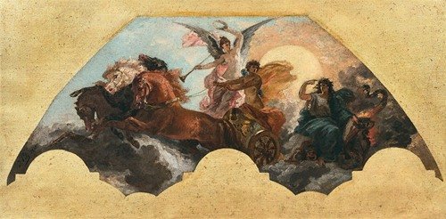 Le triomphe d’Apollon, projet pour le décor de l’opéra Garnier