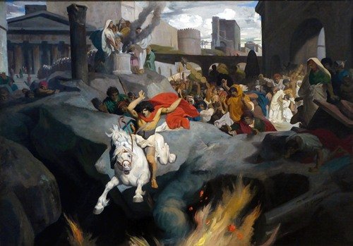 The Leap of Marcus Curtius (1850-1855)