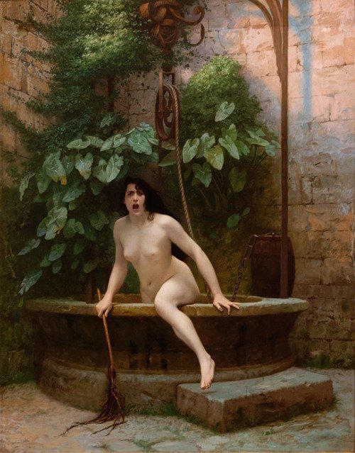 Truth Coming Out of Her Well to Shame Mankind (1896)
