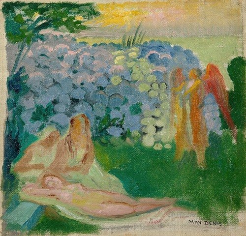 Psyché aux hortensias (esquisse) (circa 1929)