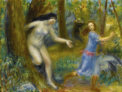 Nymphet Series, with Man (circa 1917)