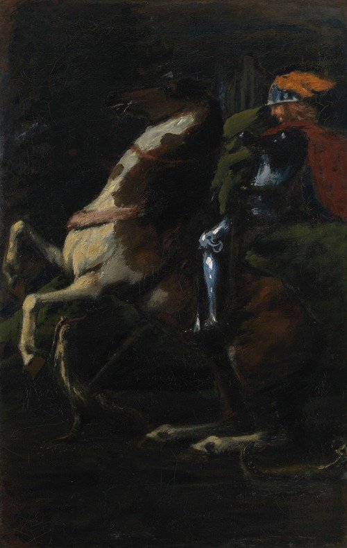 The Three Horsemen II; St. George (ca 1885)