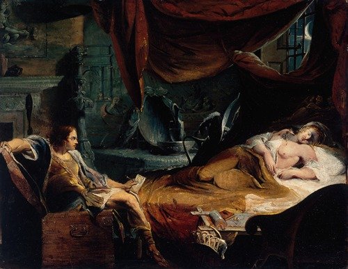 Iachimo Emerging from the Chest in Imogen’s Chamber (1788-1792)
