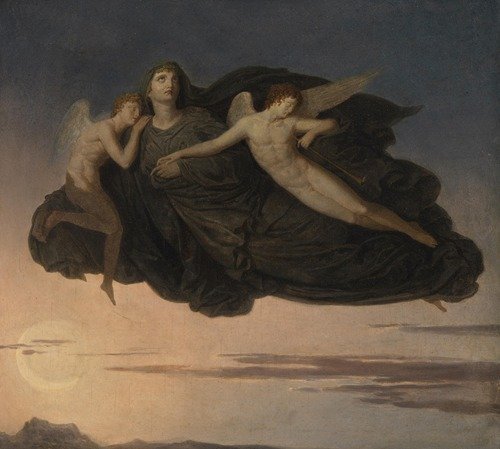The night with her children sleep and death (1811)
