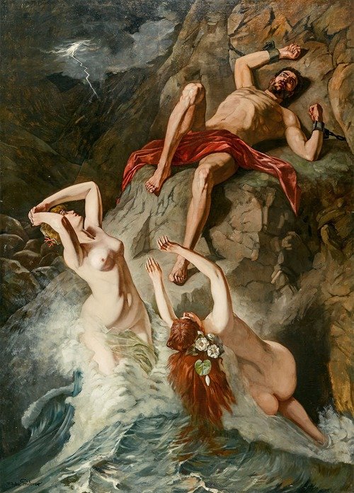 Prometheus, von den Okeaniden beklagt (I) (1888-89)