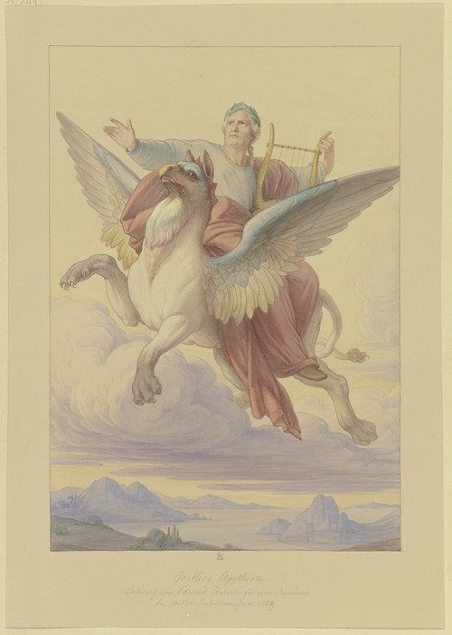 Goethe’s Apotheosis (1849)