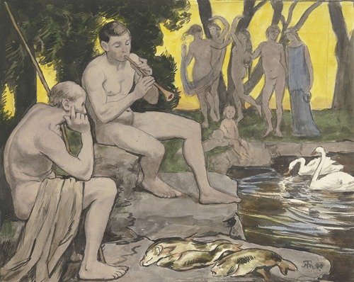 The Elysian Fields (Dancing nymphs) (1890)