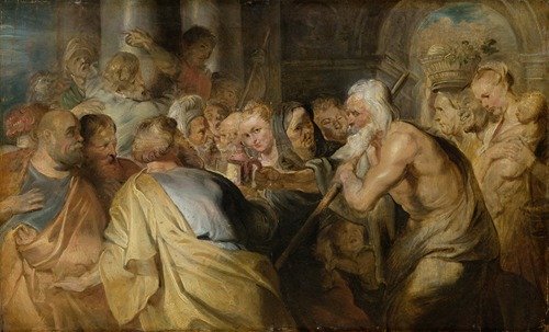 Diogenes Looking for an Honest Man (ca. 1630 – 1640)