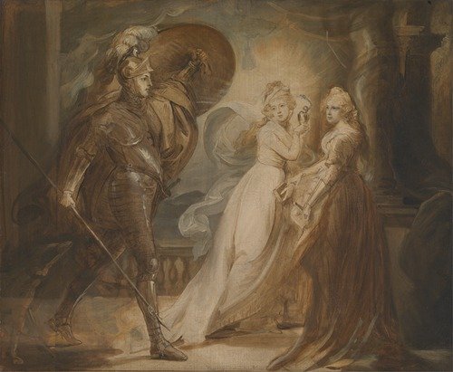 Study for ‘The Red Cross Knight’ (ca. 1793)
