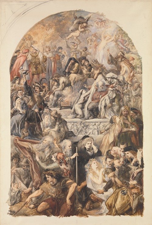Apotheosis of Shakespeare’s Characters (1871)
