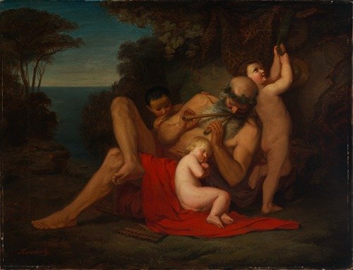 Silen mit schlafendem Bacchusknaben (1845-1848)