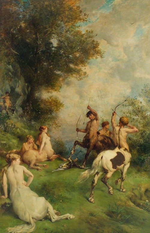 Centaures (1868) — Eugène Fromentin