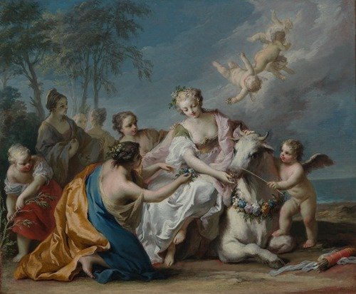 The abduction of Europa (1740-1745)