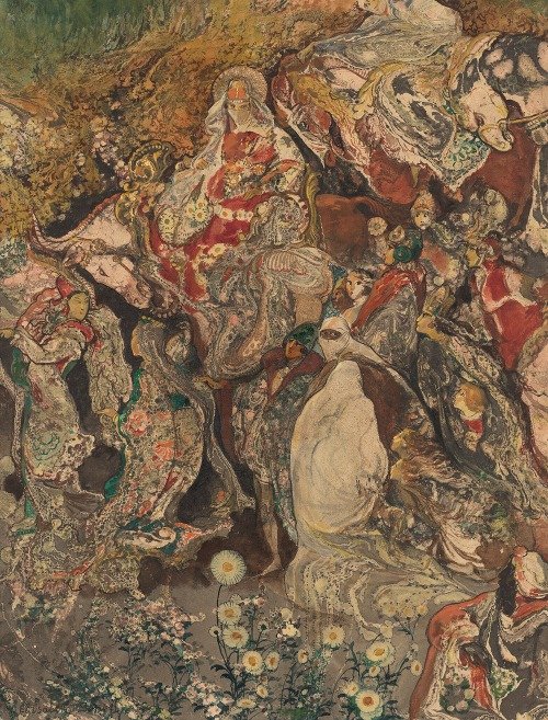 A scene from One Thousand and One Nights (Arabian Nights)