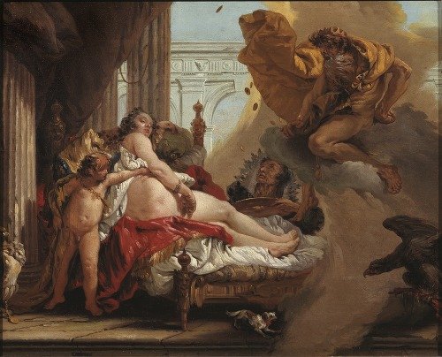 Danaë and the Golden Shower (After Giovanno Battista Tiepolo) (1753)