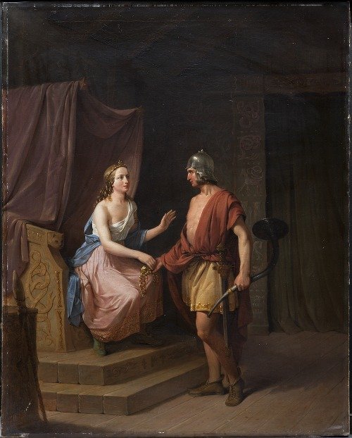 Heimdal hands over the Brisinga jewel to Freja (1846)